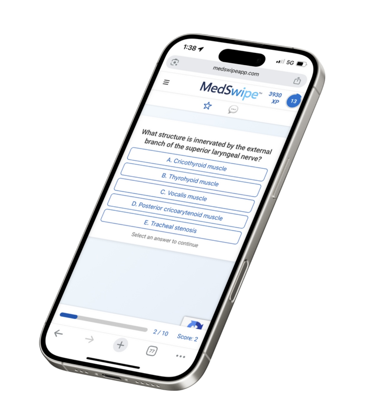 MedSwipe Interface